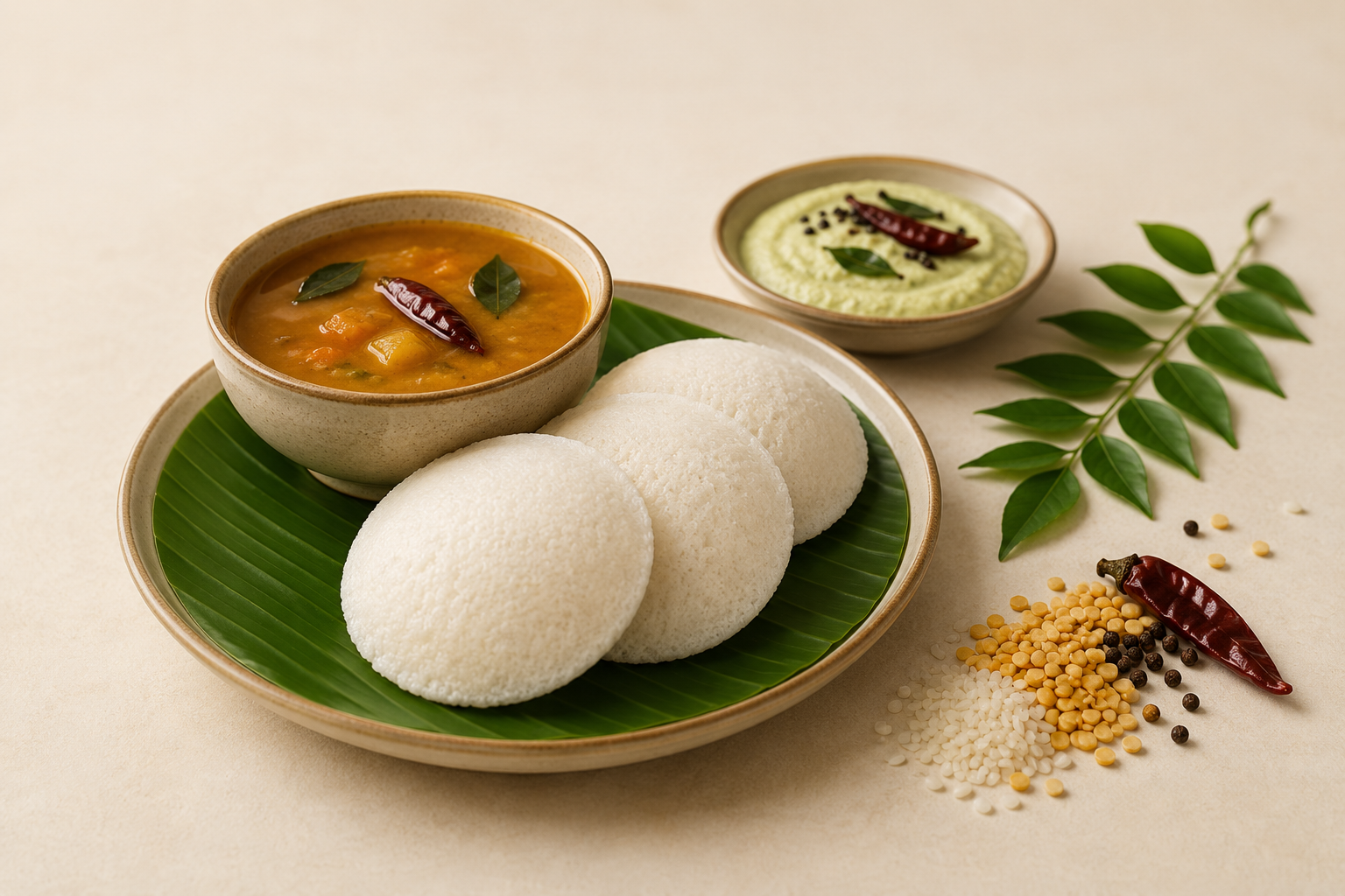 Soft Steamed Idly